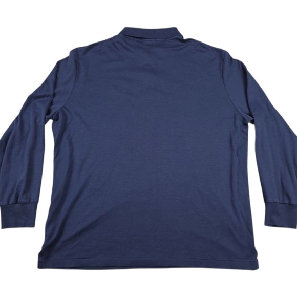Polo Ralph Lauren Classic Fit Long Sleeve Polo Men's XL Navy Blue 100% Cotton - Picture 6 of 9